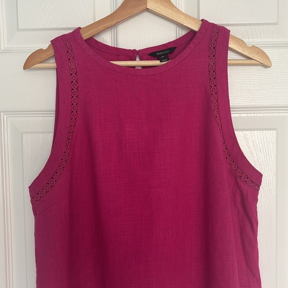 RW & Co linen blend tank - Picture 4 of 8
